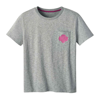 Heather Gray Pocket T-Shirt — Adult