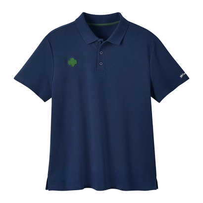 Navy Trefoil Polo Shirt