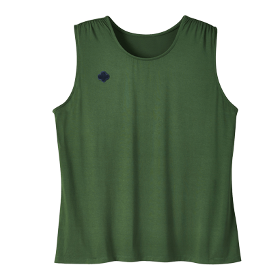 Sleeveless Scoop Neck Top