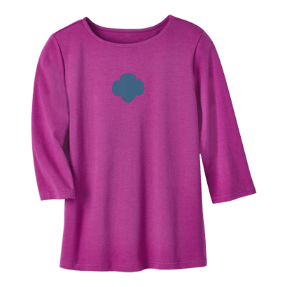 Boat Neck Trefoil Top