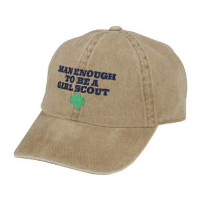 Man Enough Trefoil Baseball Hat