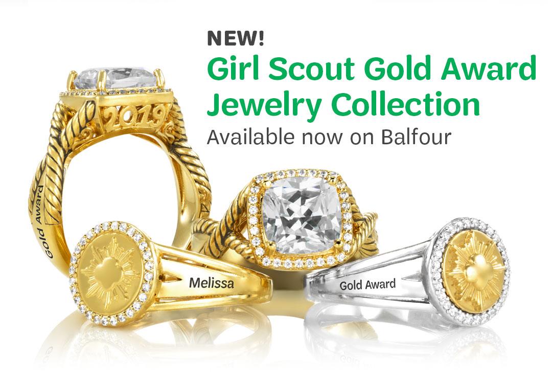 Girl Scout Gold Award Jewelry by Balfour