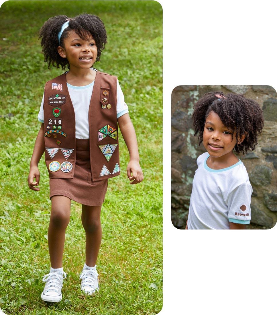 BROWNIE SKORT OFFICIAL BROWNIE UNIFORM ALL SIZES NEW Kleidung