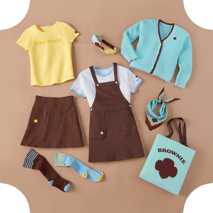 American girl doll brownie sales uniform