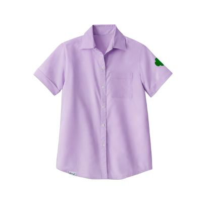 Lilac Chambray Camp Shirt