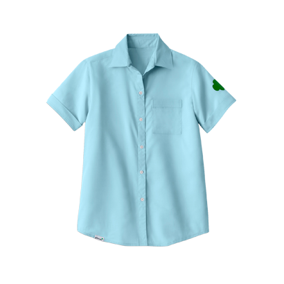 Sky Blue Chambray Camp Shirt