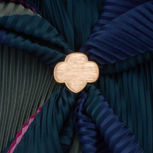 Official Trefoil Scarf Slide — Gold