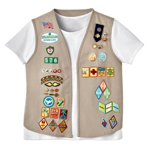 Official Cadette Senior Ambassador Khaki Vest