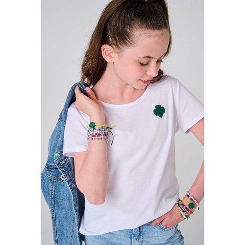 White Classic Trefoil T-Shirt Girl Scout Shop