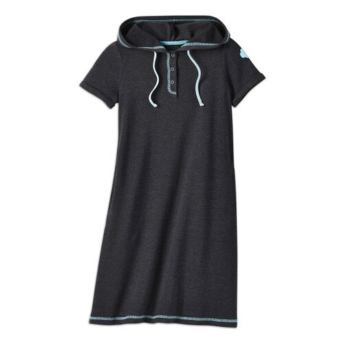 henley hoodie dress