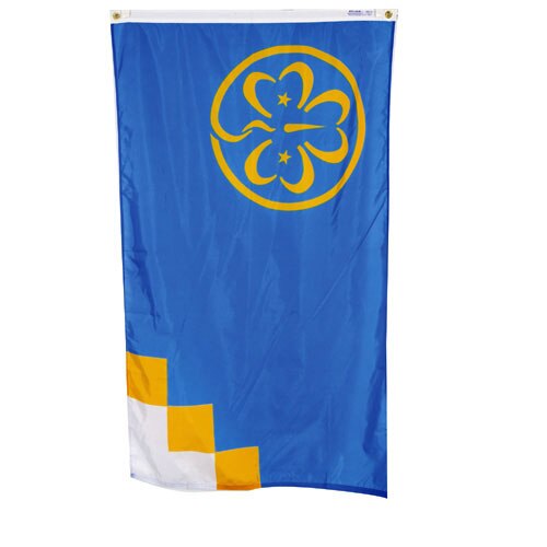 World Association Of Girl Guides & Girl Scouts 2X3 Flag Girl Scout Shop