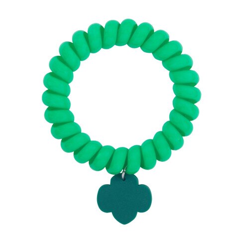 trefoil coil hair tie