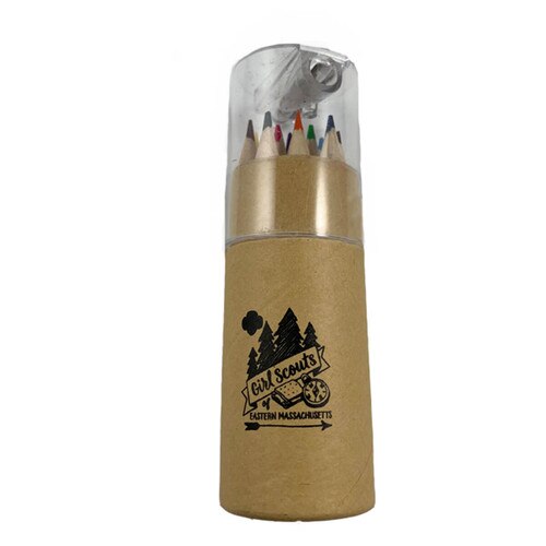 GSEMA Color Pencil Tube with Sharpe