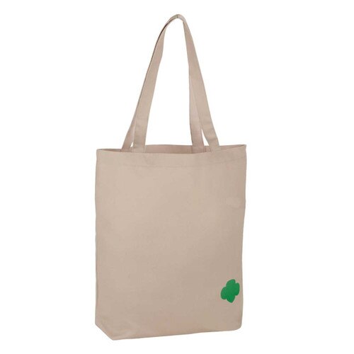 Upcycled khaki trefoil Tote