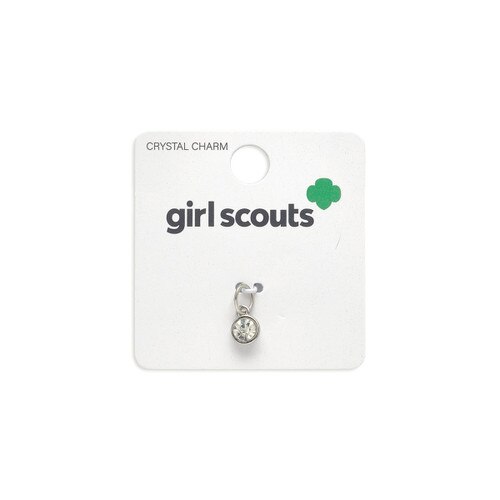 Girl Scout Charming Jewelry Collection Crystal Charm Crystal Charm