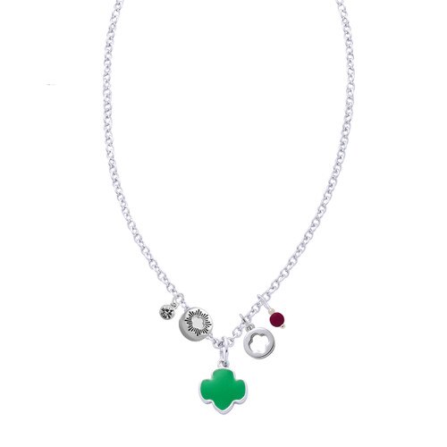 Girl Scout Charming Jewelry Collection Crystal Charm Crystal Charm