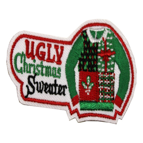Ugly Christmas Sweater Fun Patch