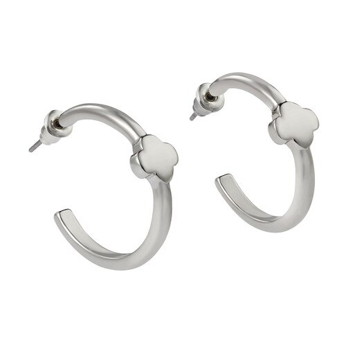 Trefoil Hoop Earrings