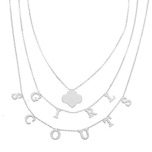 layer charm necklace