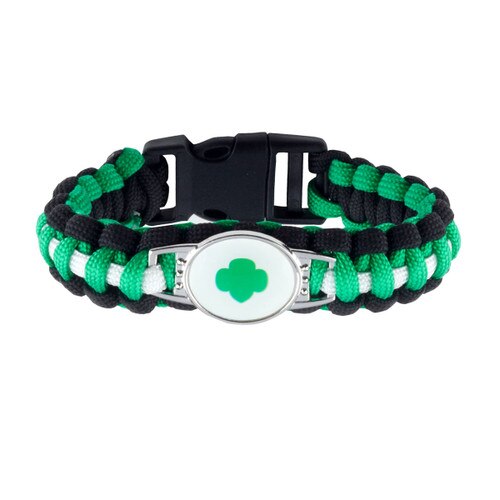 trefoil paracord bracelet