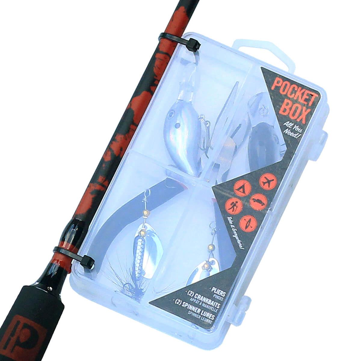 FISHING JUNIOR KIT  ROD  2 PIECE TACKLE BOX ACCESSORIES REEL+LINES 