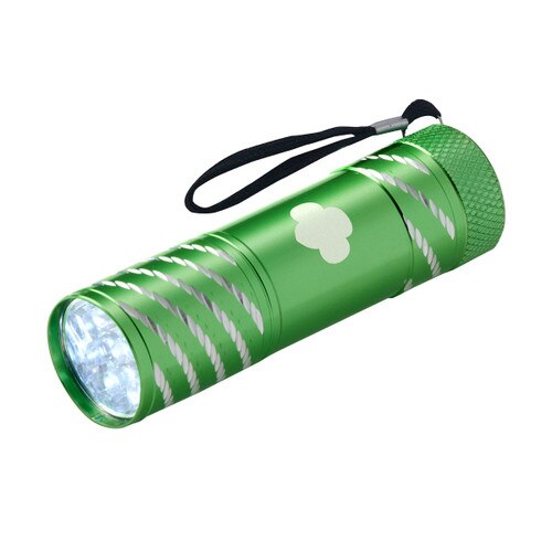 green flashlight