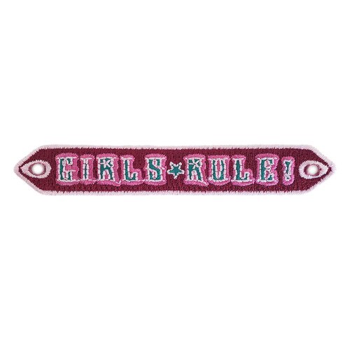GNSC Girls Rule Fun Patch