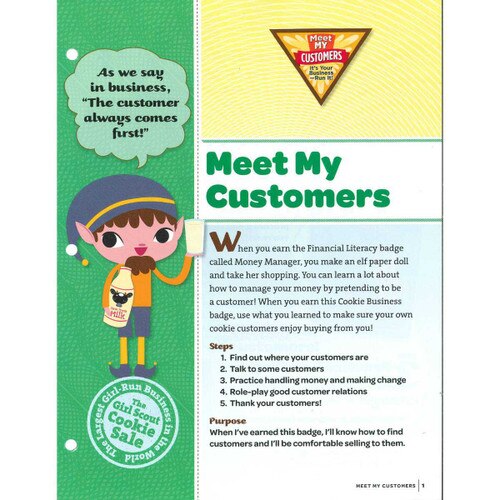 GSOH Brownie Meet My Customers Badg