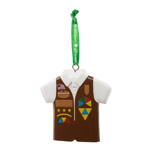 Girl Scout Brownie Vest Ornament