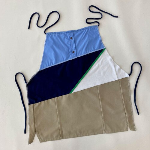girl scout upcycled apron