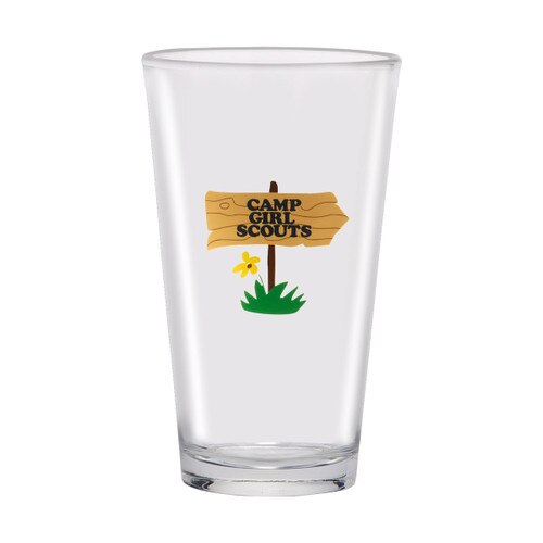 Camp Signpost Glass Tumbler