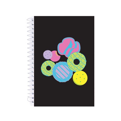 bright cookies spiral journal