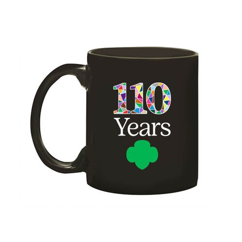 110 years ceramic mug