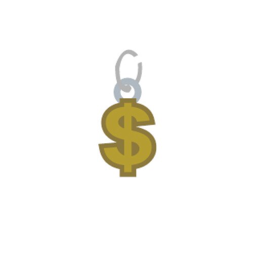 GSCCC Dollar Sign Charm