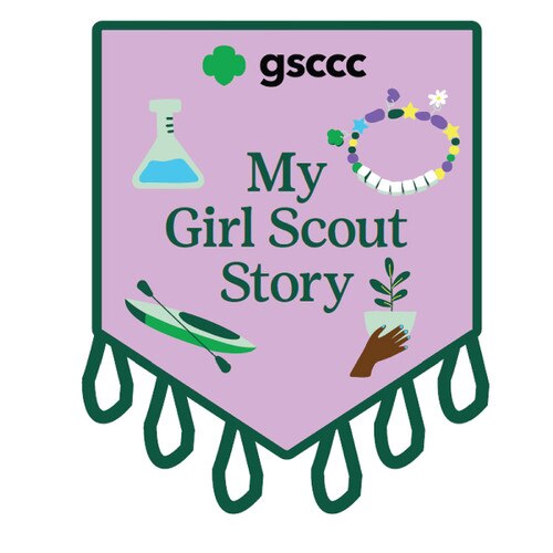 GSCCC My Girl Scout Story Charm Pat
