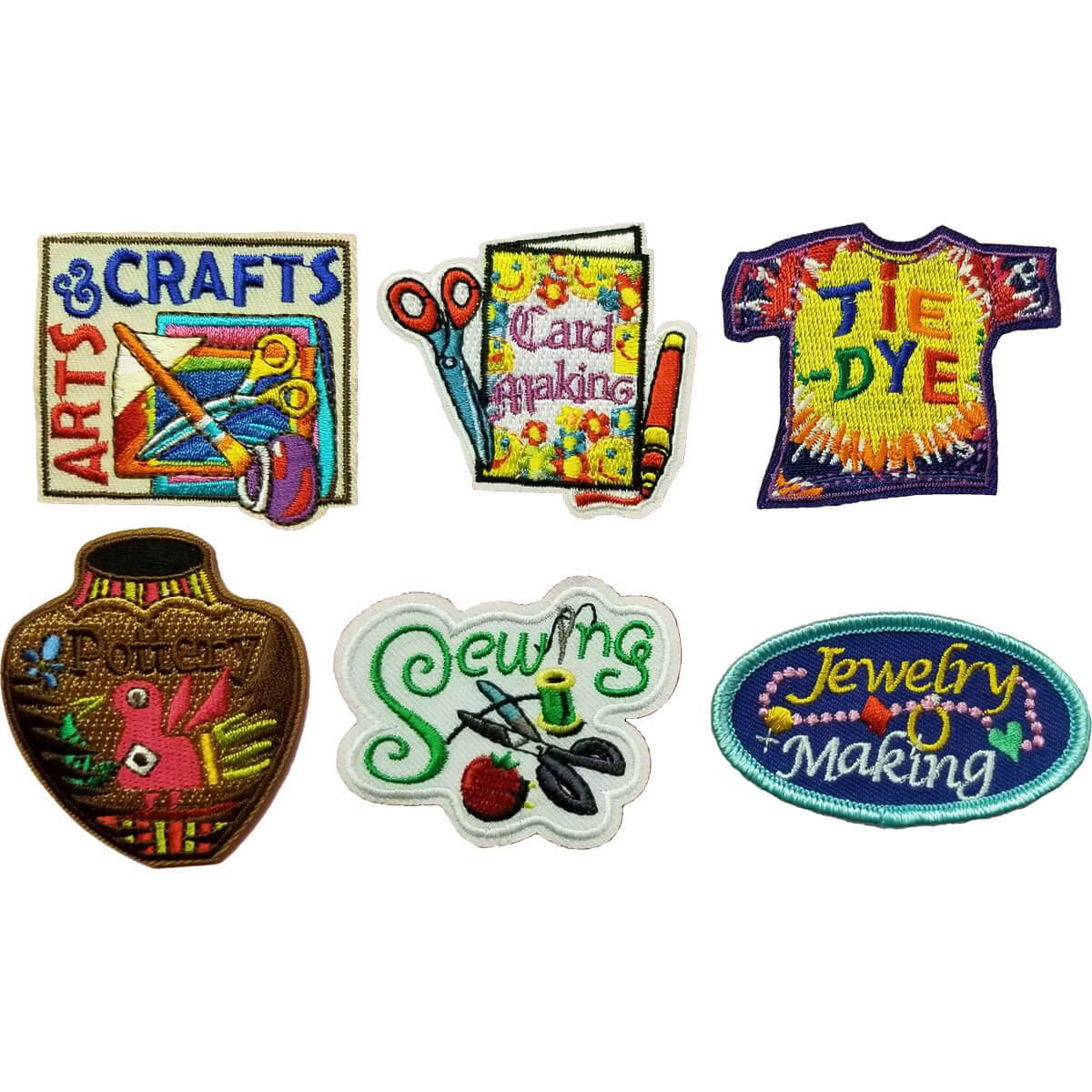 GSBDC Arts & Crafts Fun Patches Girl Scout Shop