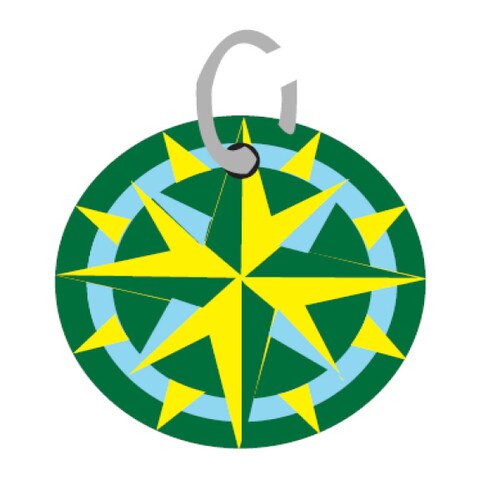 COMPASS CHARM