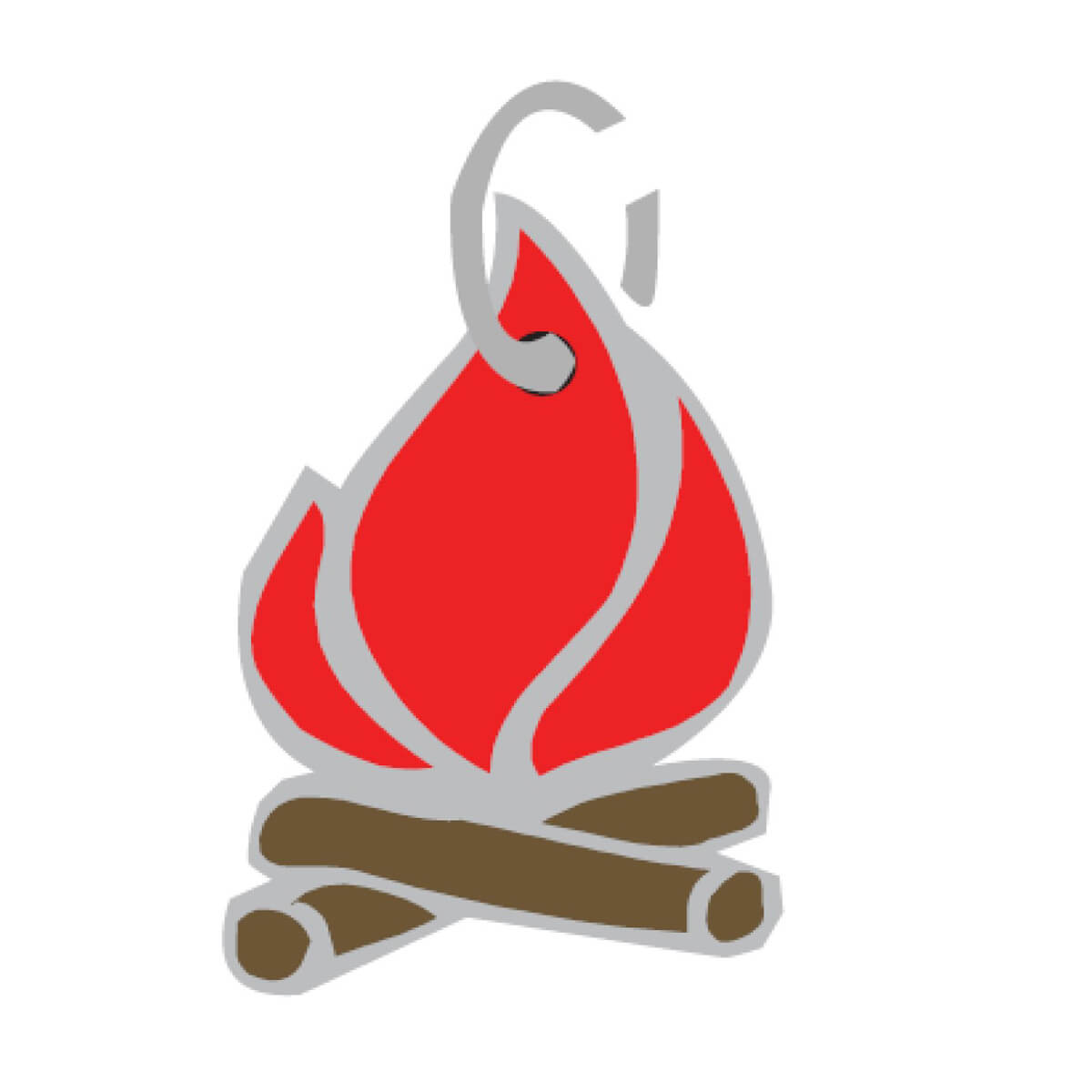 CAMPFIRE CHARM Girl Scout Shop