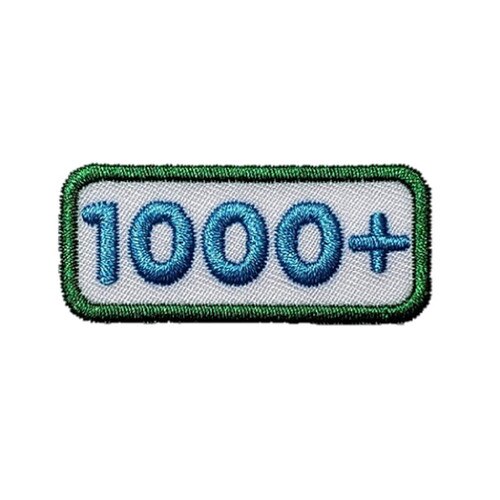GSNCA 1000+ Cookie Number Bar Patch