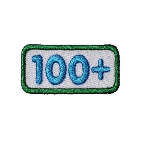 GSNCA 100+ Cookie Number Bar Patch