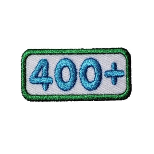 GSNCA 400+ Cookie Number Bar Patch