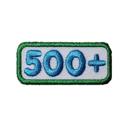 GSNCA 500+ Cookie Number Bar Patch