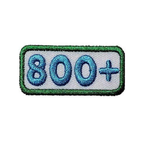 GSNCA 800+ Cookie Number Bar Patch