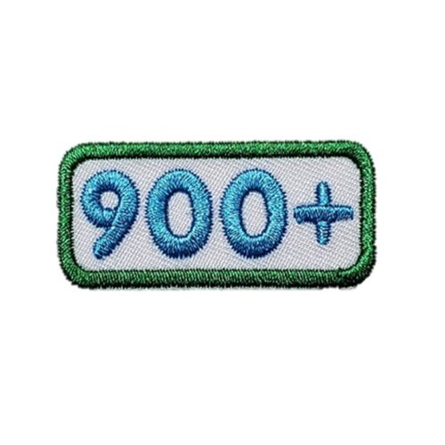 GSNCA 900+ Cookie Number Bar Patch