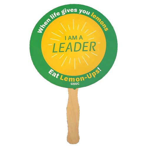 GSGC Hand Held Lemon Up Sign