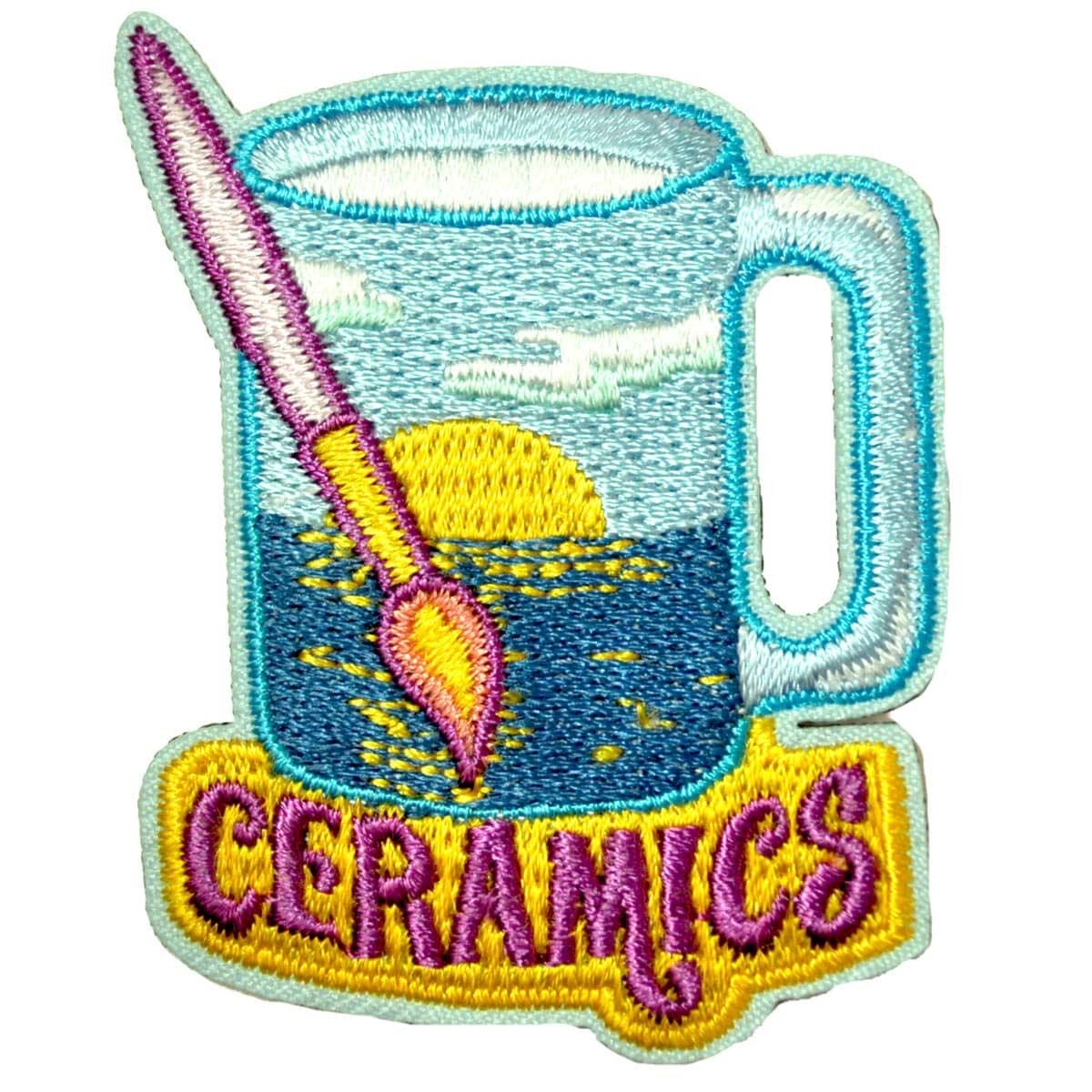 GSWCF Ceramics Fun Patch Girl Scout Shop