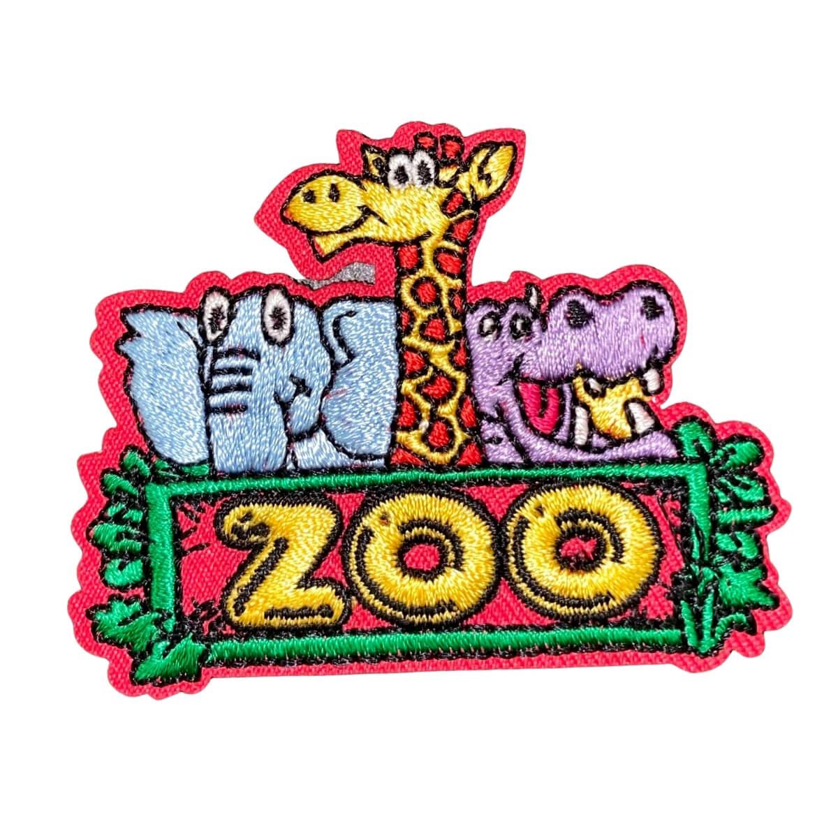 GSWCF Zoo Fun Patch Girl Scout Shop