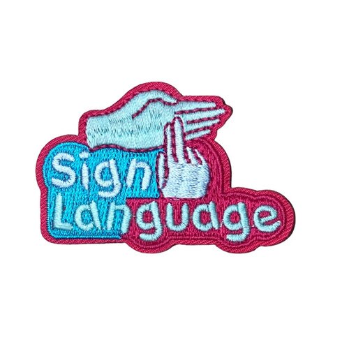 GSWCF Sign Language Fun Patch