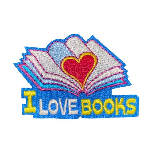 GSWCF I Love Books Fun Patch
