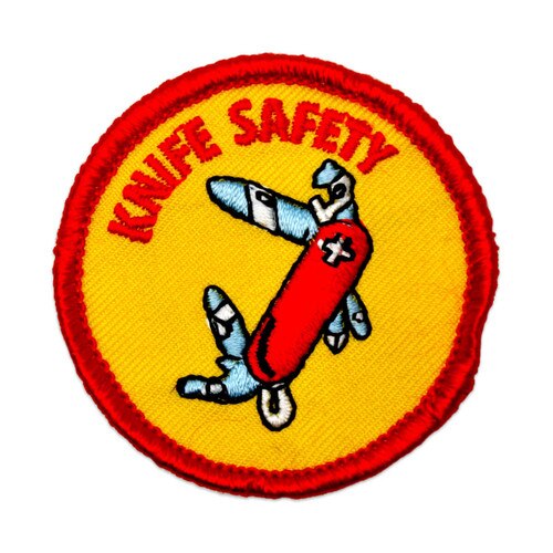 GSWCF Knife Safety Fun Patch